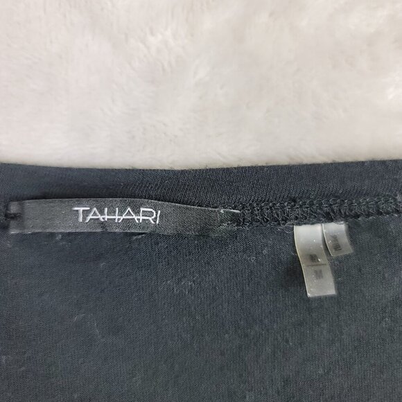 T & Tahari Black & White Women's Short & Longsleeve Top Blouse Set | Size M - Picture 3 of 9